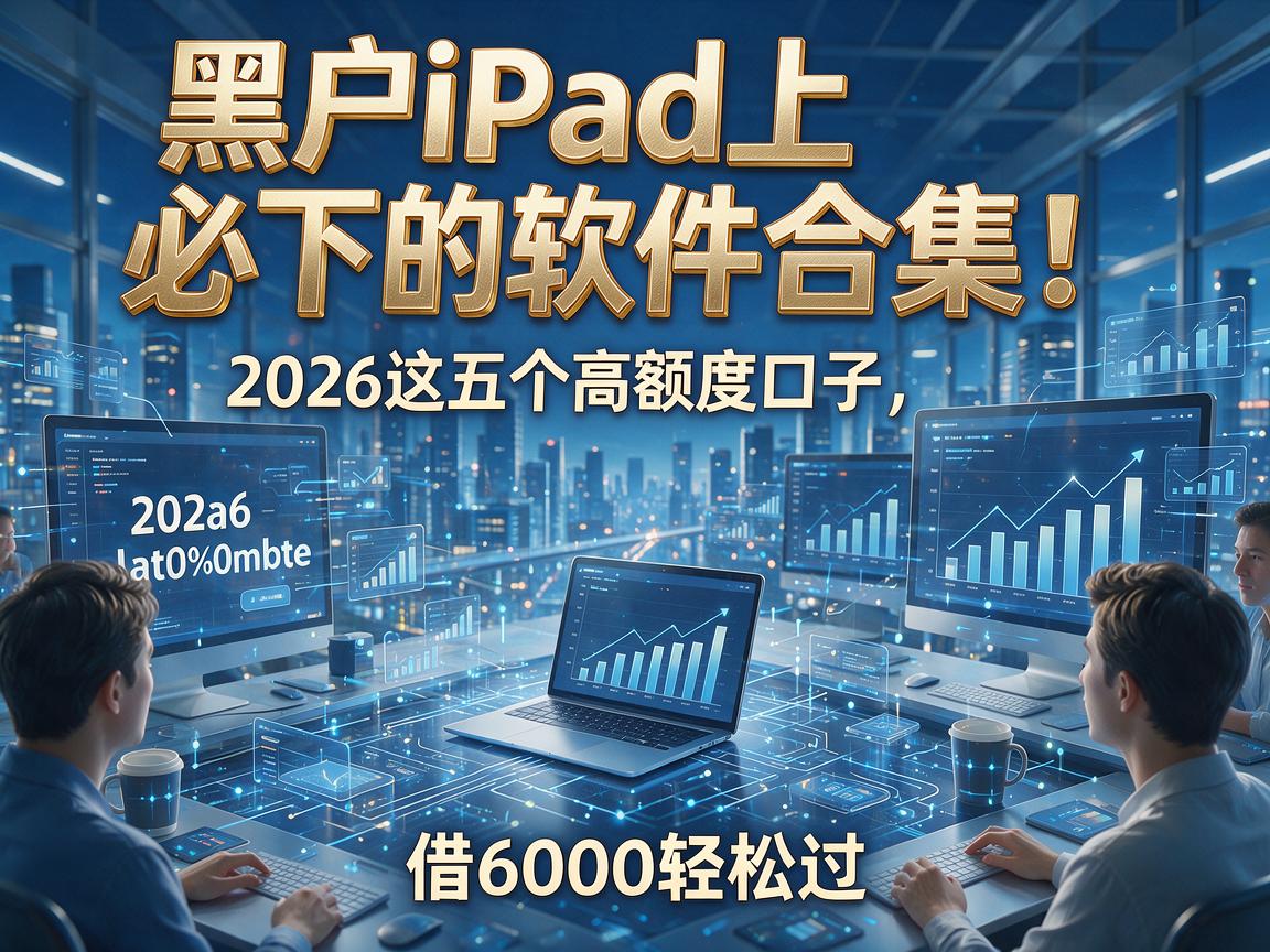 黑户iPad上必下的软件合集！2026这五个高额度口子，借6000轻松过