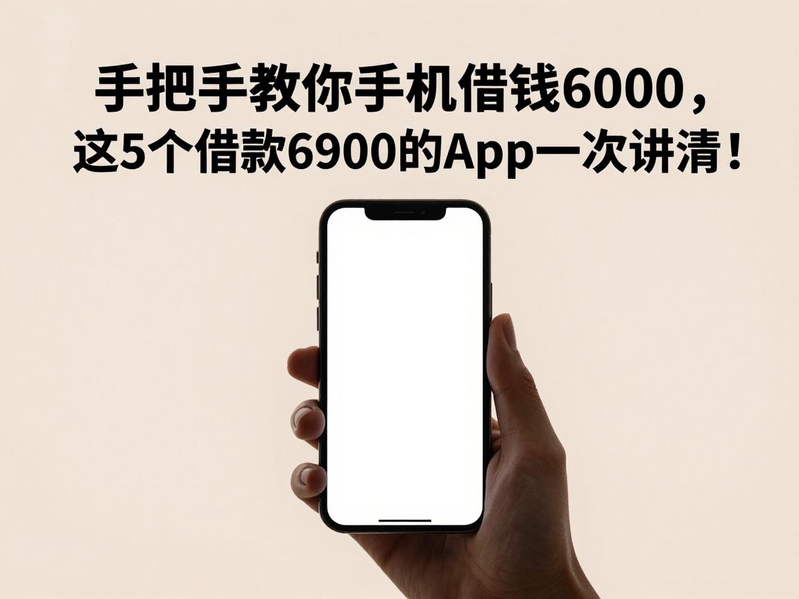 手把手教你手机借钱6000,这5个借款6000的App一次讲清!