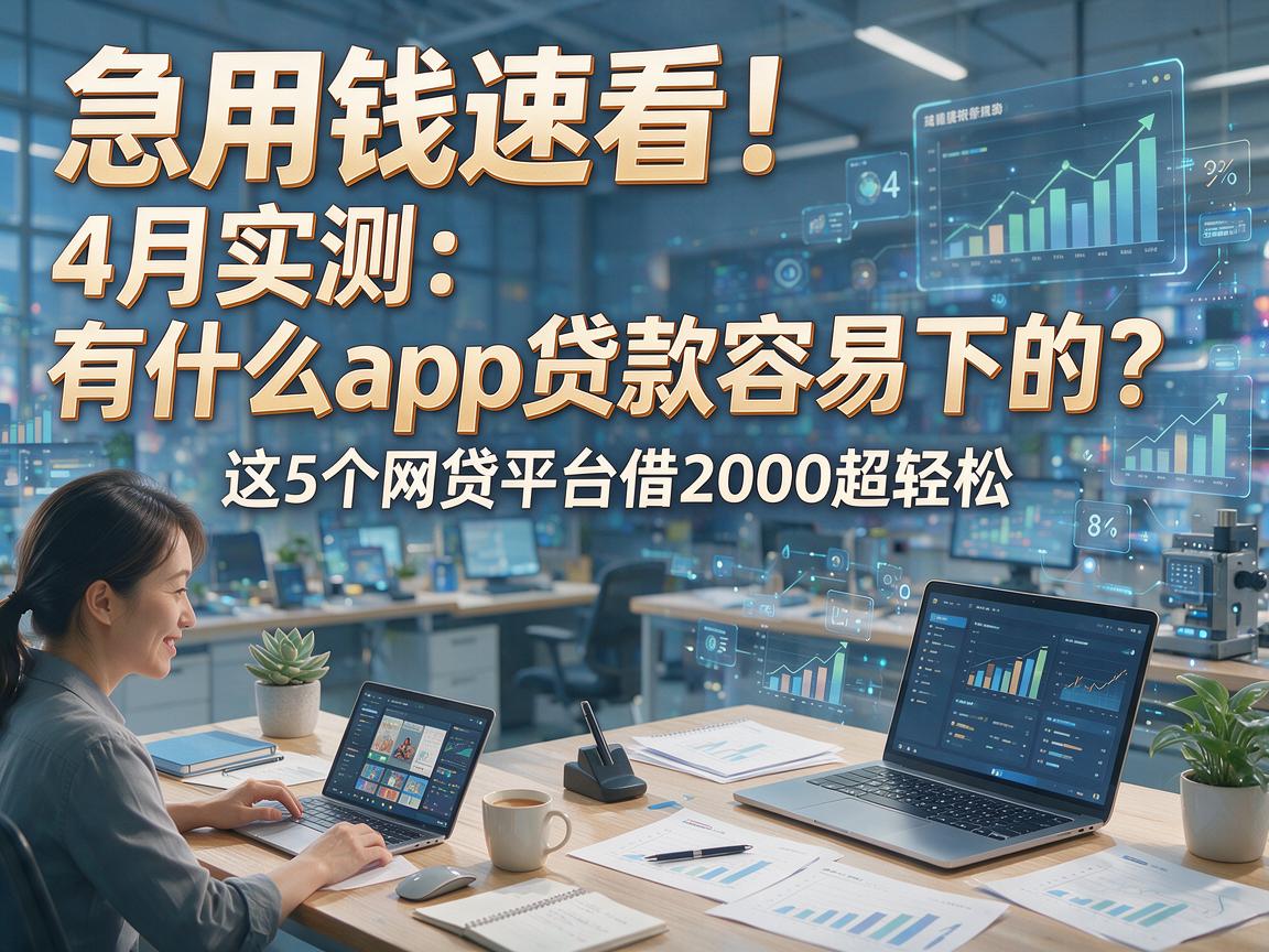 急用钱速看！4月实测：有什么app贷款容易下的？这5个网贷平台借2000超轻松