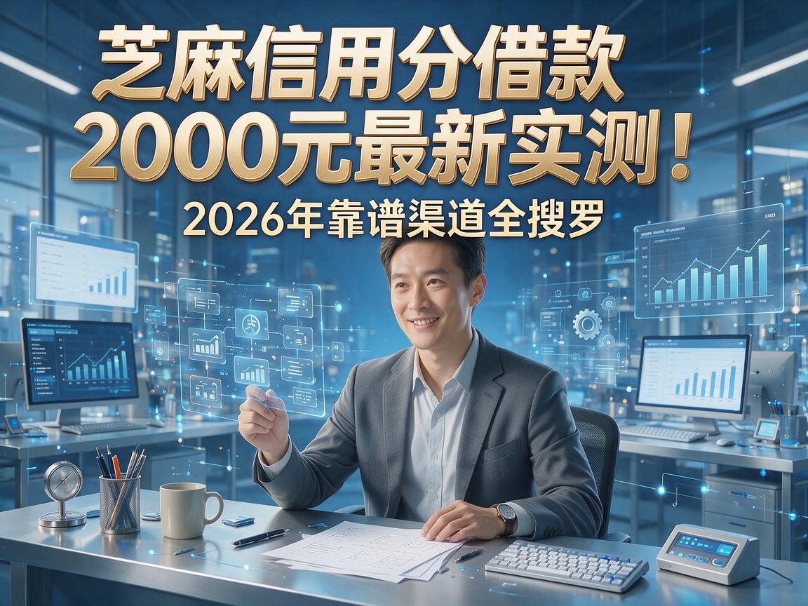 芝麻信用分借款2000元最新实测！2026年靠谱渠道全搜罗