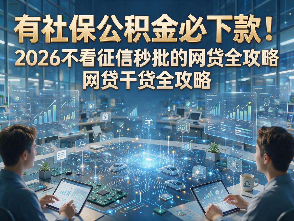 有社保公积金必下款!2026不看征信秒批的网贷干货全攻略