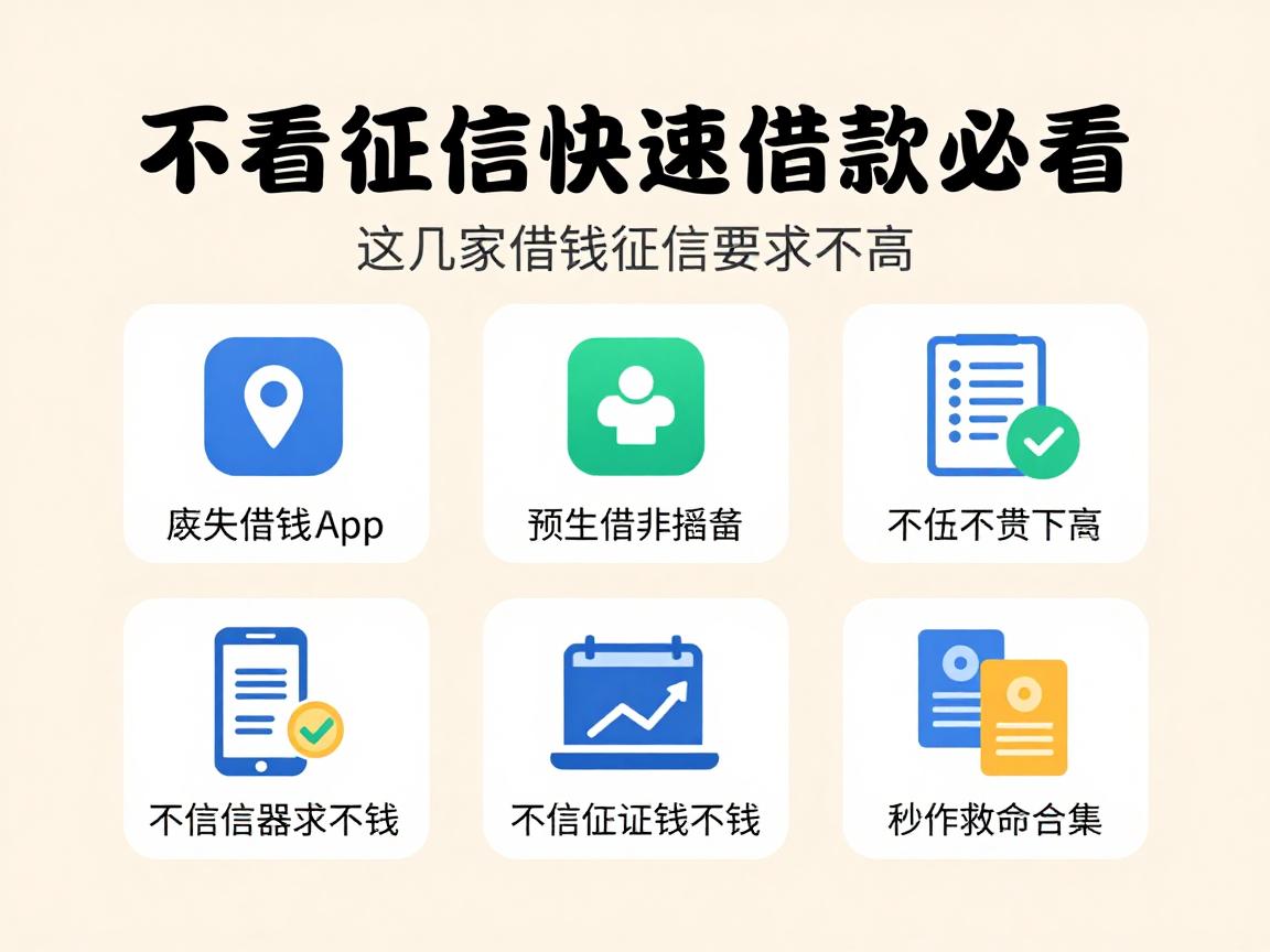 不看征信快速借款必看!这几家借钱app对征信要求不高,今日整理秒下款合集