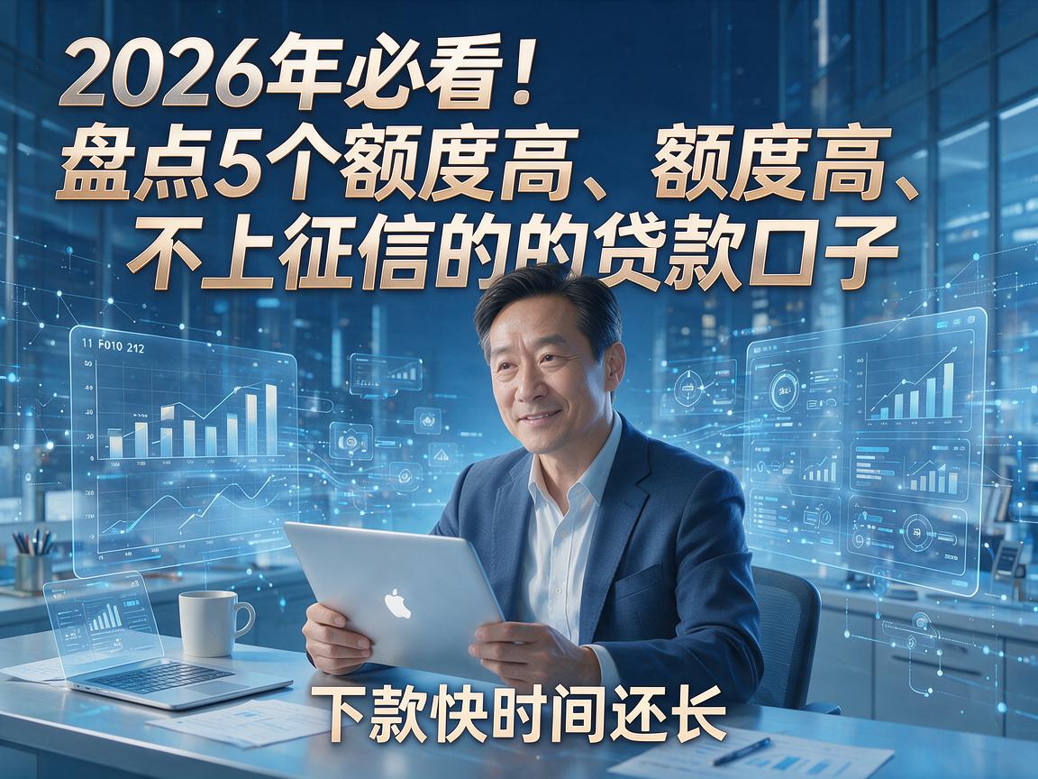 2026年必看！盘点5个额度高、不上征信的贷款口子，下款快时间还长！
