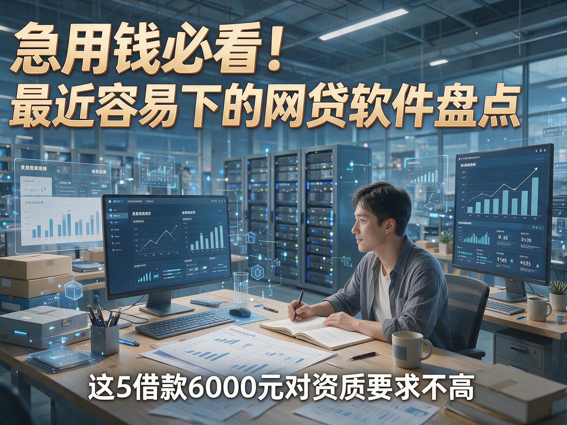 急用钱必看！最近容易下的网贷软件盘点，这5借款6000元对资质要求不高