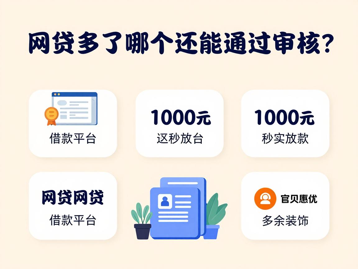 网贷多了哪个还能通过审核?2026这五个借款平台1000元秒放款确实高效
