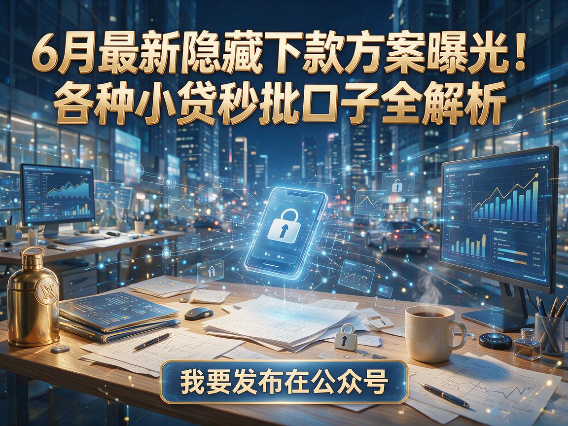 6月最新隐藏下款方案曝光!各种小贷秒批口子全解析