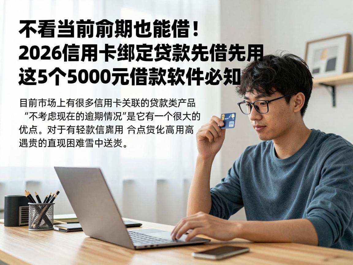 不看当前逾期也能借!2026信用卡绑定贷款先借先用,这5个5000元借款软件必知
