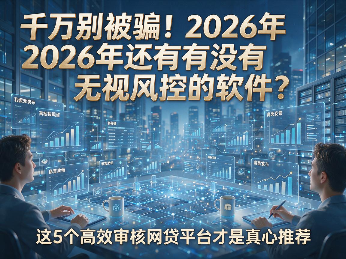 千万别被骗！2026年还有有没有无视风控的软件？这5个高效审核网贷平台才是真心推荐