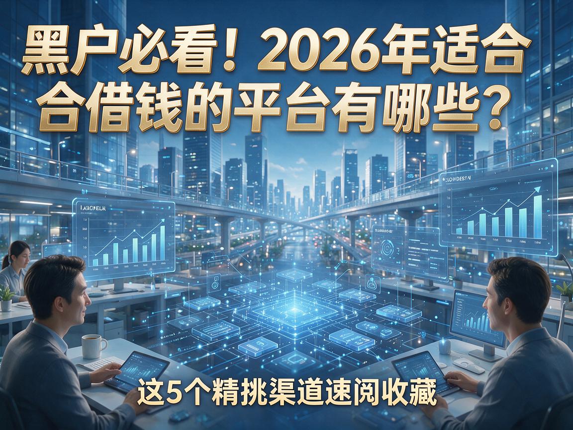 黑户必看!2026年适合借钱的平台有哪些?这5个精挑渠道速阅收藏