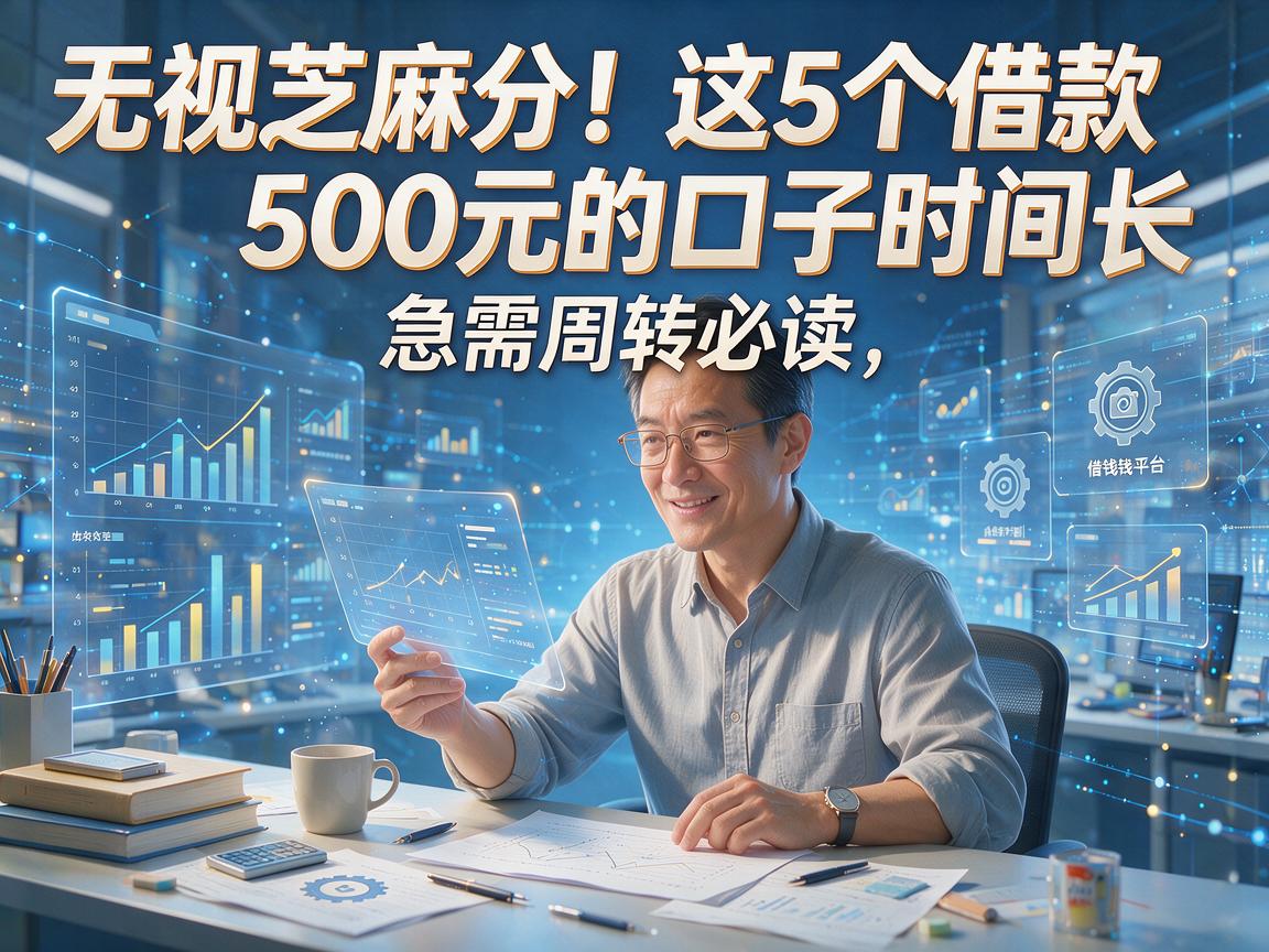 无视芝麻分！这5个借款500元的口子时间长，急需周转必读