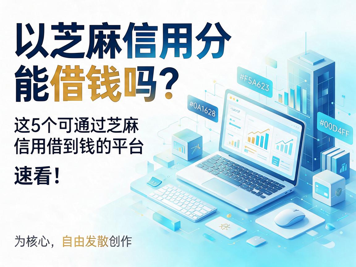 芝麻信用分能借钱吗？这5个可通过芝麻信用借到钱的平台，速看！