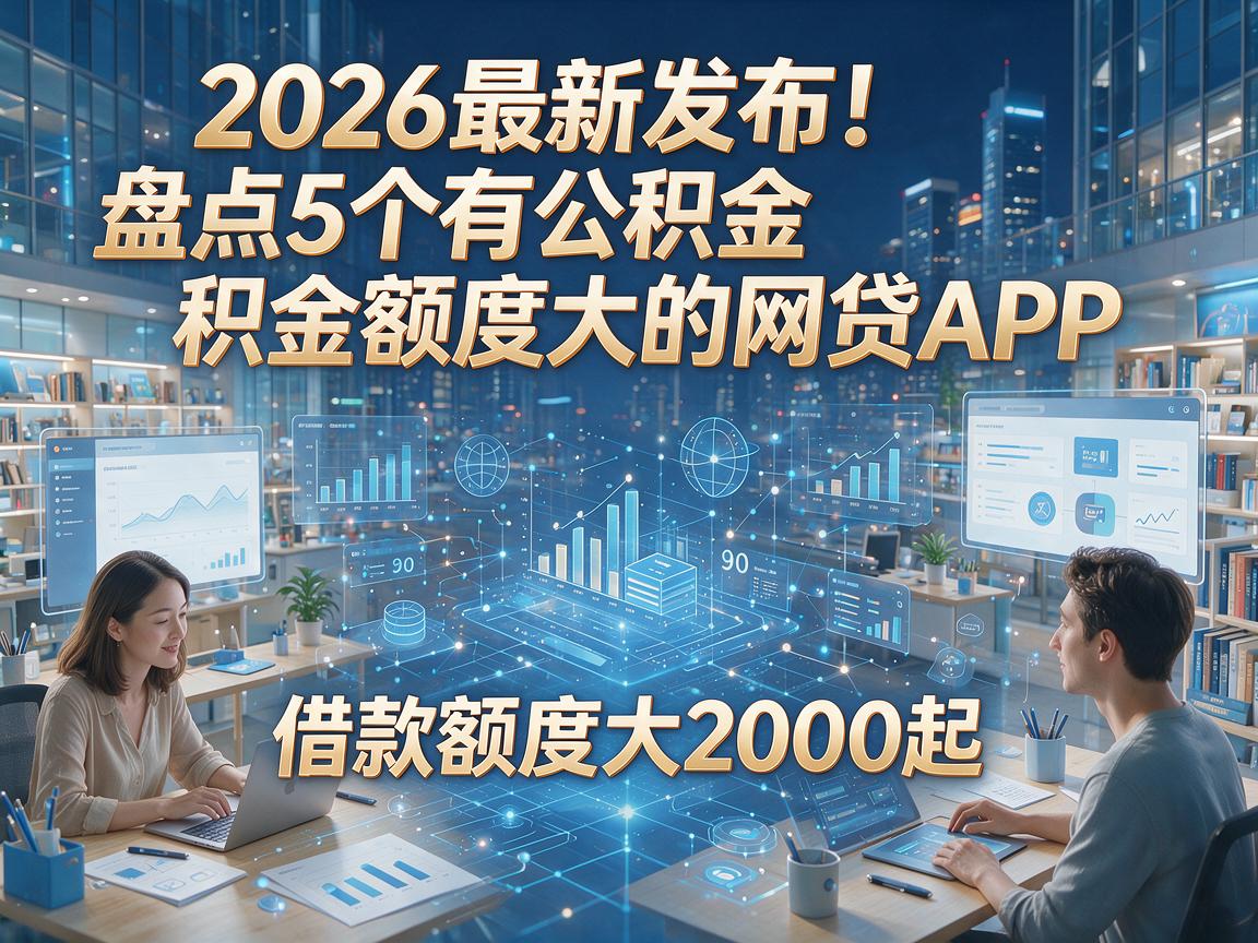 2026最新发布！盘点5个有公积金额度大的网贷APP，借款额度大2000起
