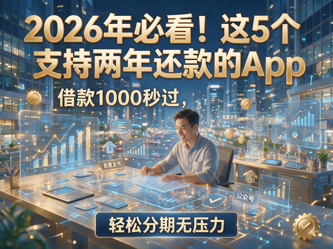 2026年必看!这5个支持两年还款的App,借款1000秒过,轻松分期无压力