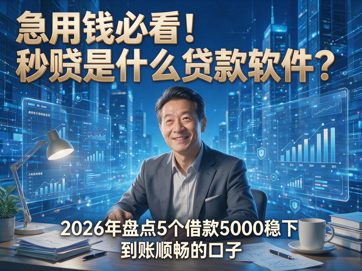 急用钱必看!秒贷是什么贷款软件?2026年盘点5个借款5000稳下、到账顺畅的口子
