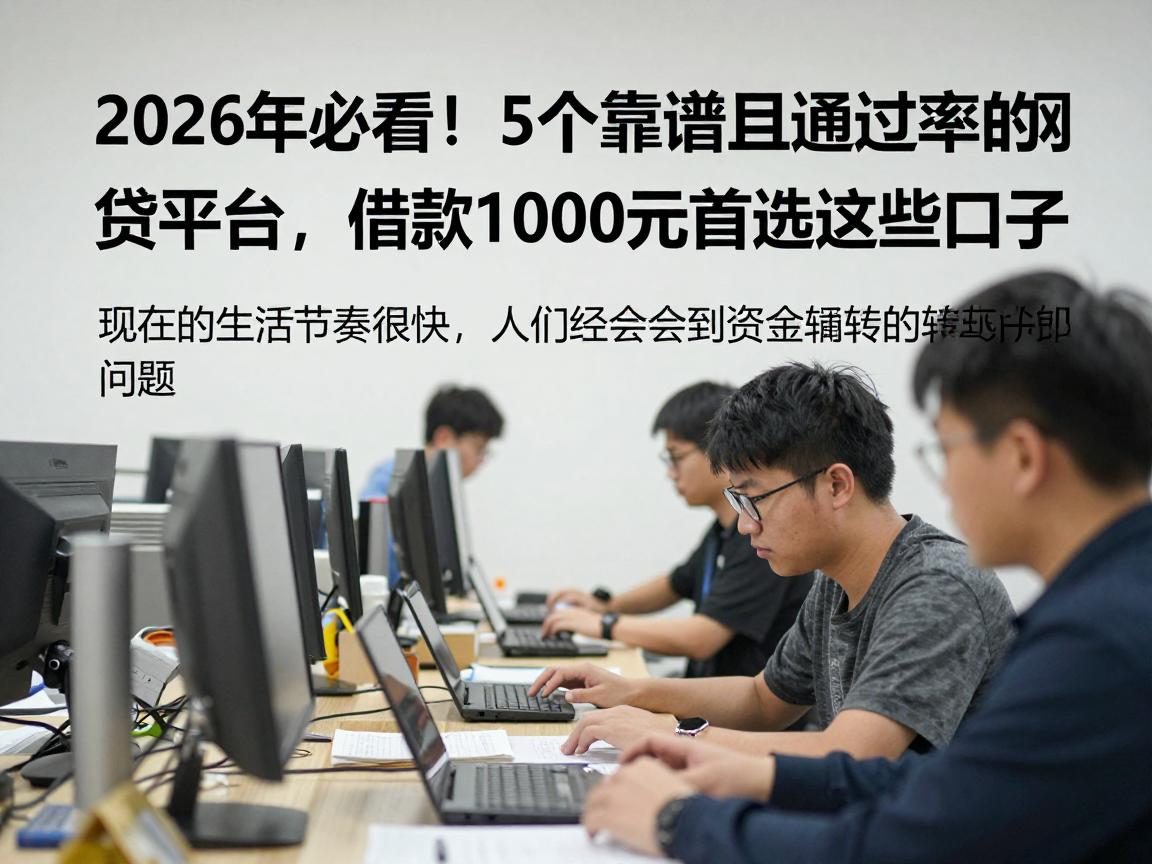2026年必看！5个靠谱且通过率高的网贷平台，借款1000元首选这些口子