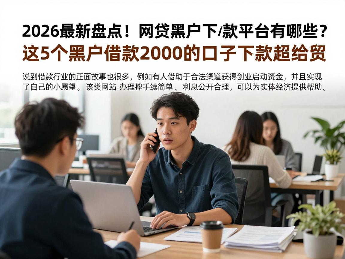 2026最新盘点!网贷黑户下款的平台有哪些?这5个黑户借款2000的口子下款超给力