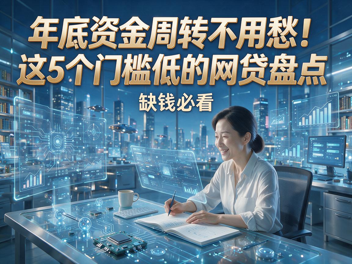 年底资金周转不用愁！这5个门槛低的网贷盘点，缺钱必看