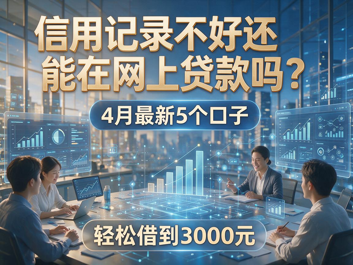 信用记录不好还能在网上贷款吗?4月最新5个口子,轻松借到3000元!