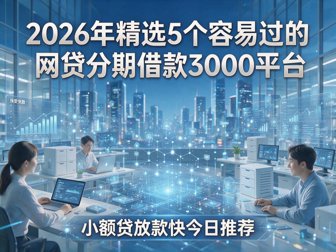 2026年精选5个容易过的网贷分期借款3000平台,小额贷放款快今日推荐
