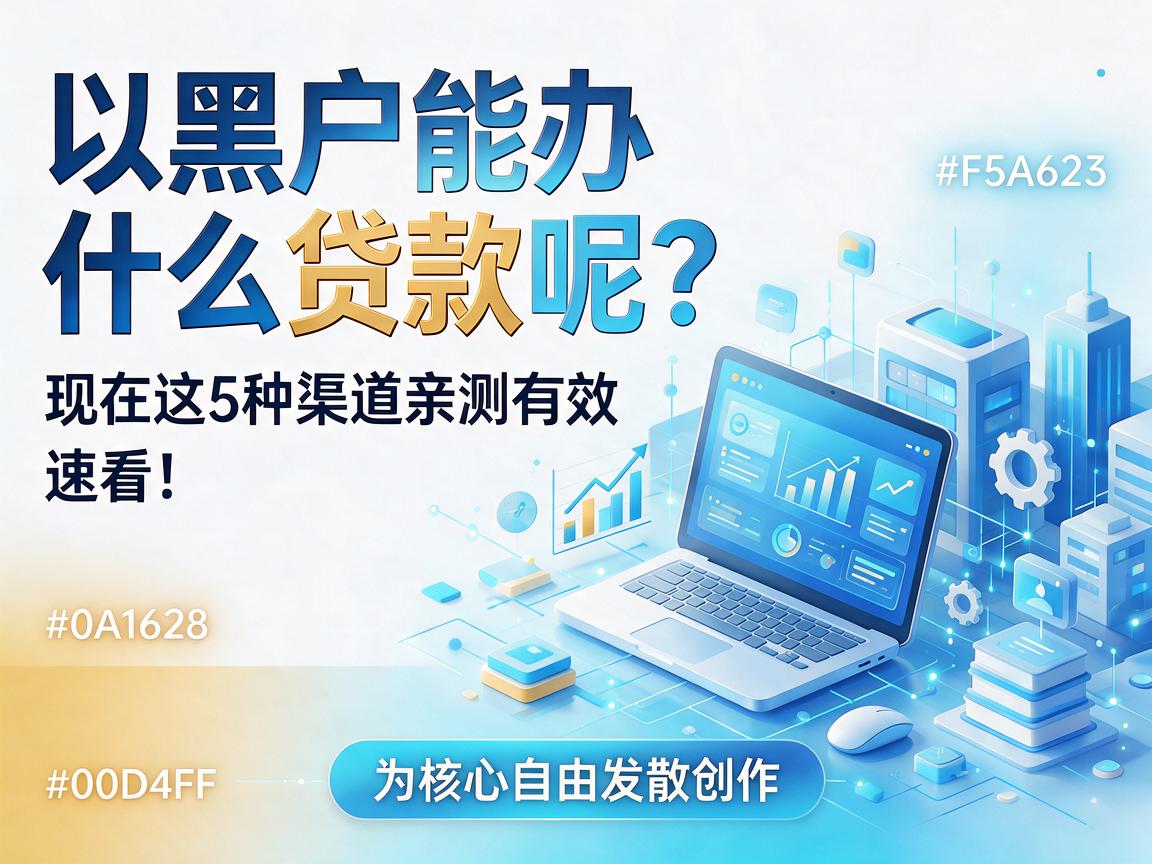 黑户能办什么贷款呢？现在这5种渠道亲测有效，速看！