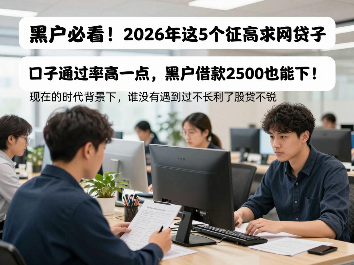 黑户必看！2026年这5个征信要求不高的网贷口子，通过率高一点，黑户借款2500也能下！