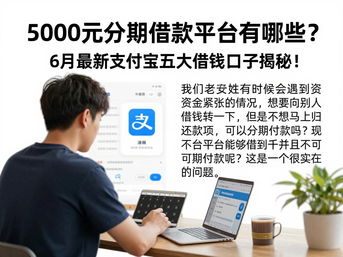5000元分期借款平台有哪些?6月最新支付宝五大借钱口子揭秘!