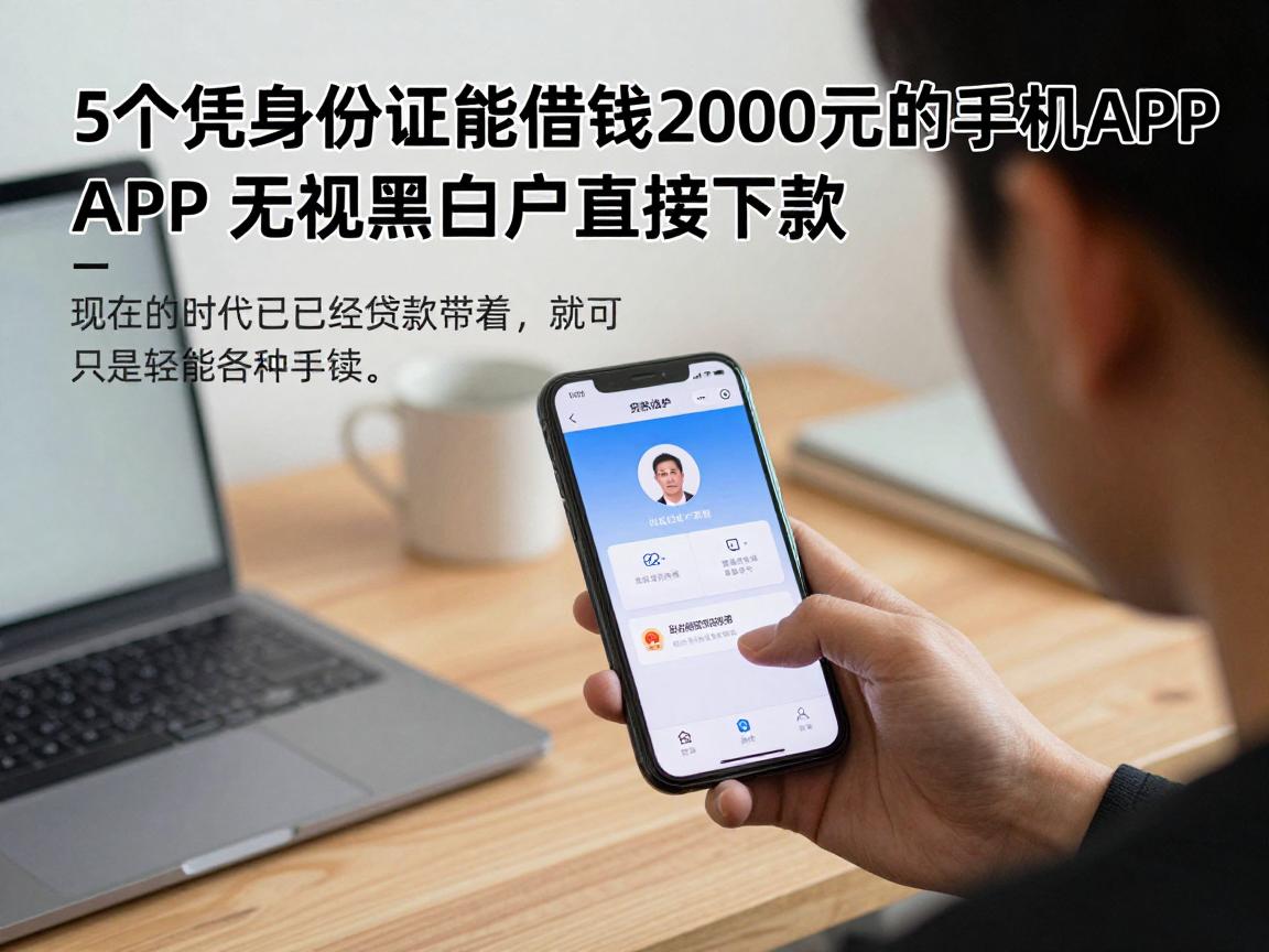 5个凭身份证就能借钱2000元的手机APP，无视黑白户直接下款