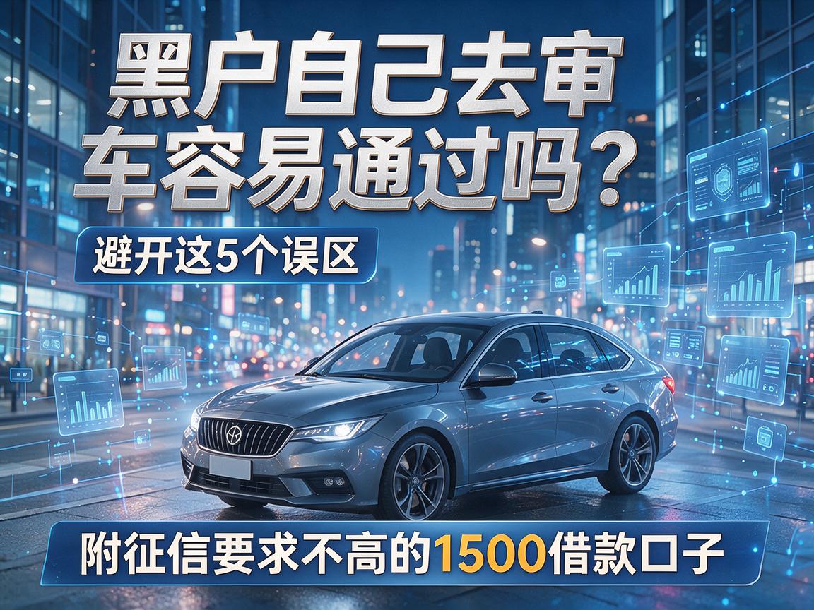 黑户自己去审车容易通过吗?避开这5个误区,附征信要求不高的1500借款口子
