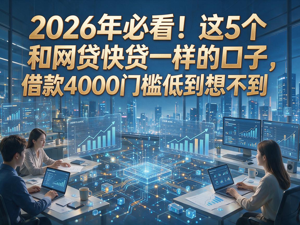 2026年必看!这5个和网贷快贷一样的口子,借款4000门槛低到想不到