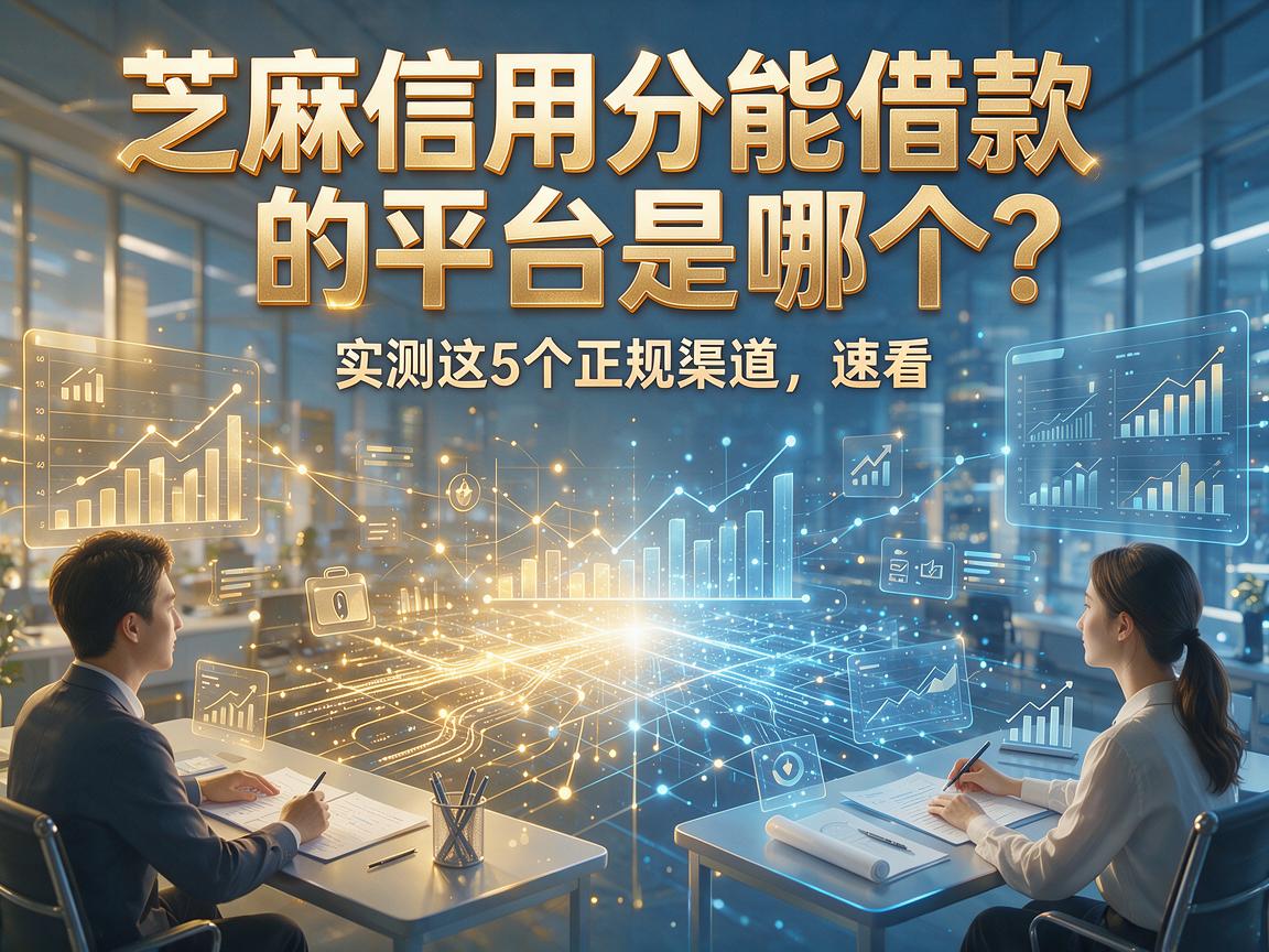 芝麻信用分能借款的平台是哪个？实测这5个正规渠道，速看！