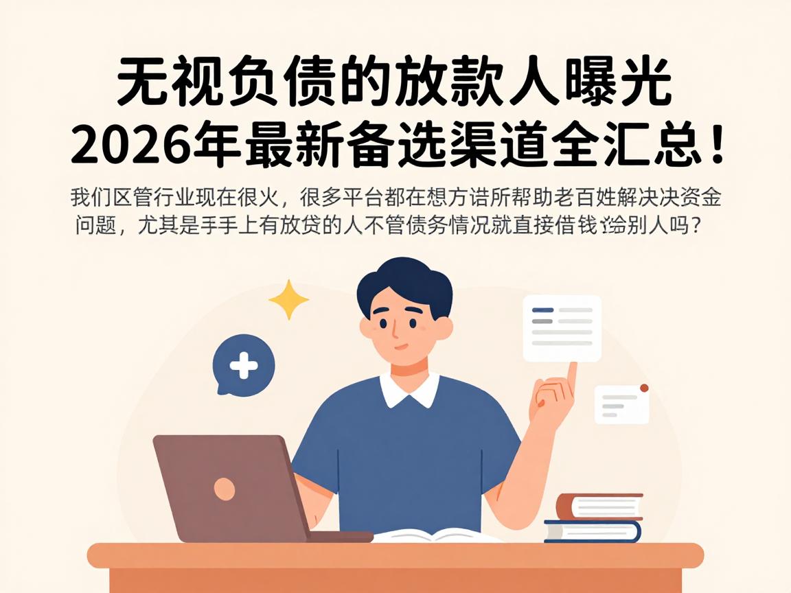 无视负债的放款人曝光!2026年最新备选渠道全汇总,手慢无!