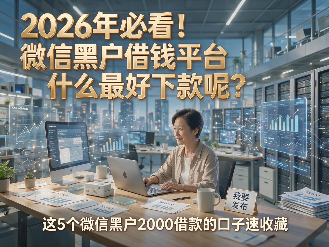 2026年必看!微信黑户借钱平台什么最好下款呢?这5个微信黑户2000借款的口子速收藏