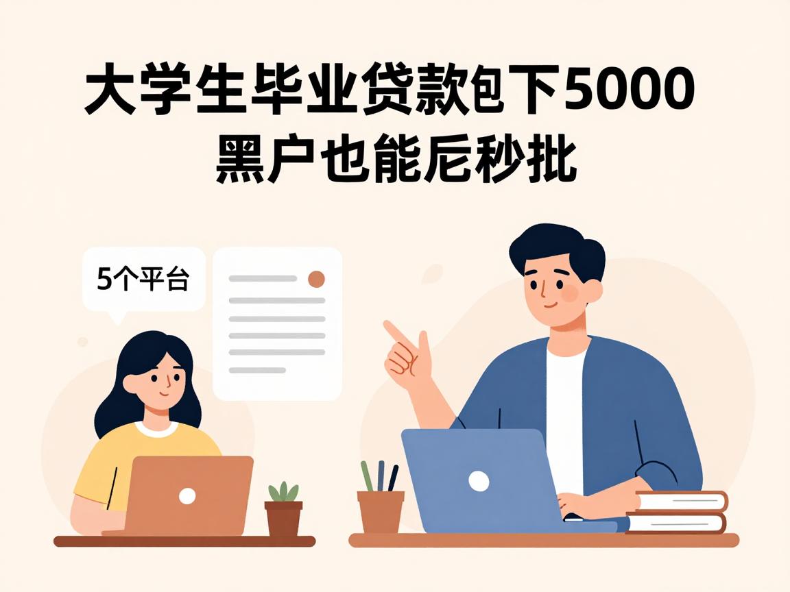 大学生毕业贷款包下5000,黑户也能秒批!这5个平台今日快速到账