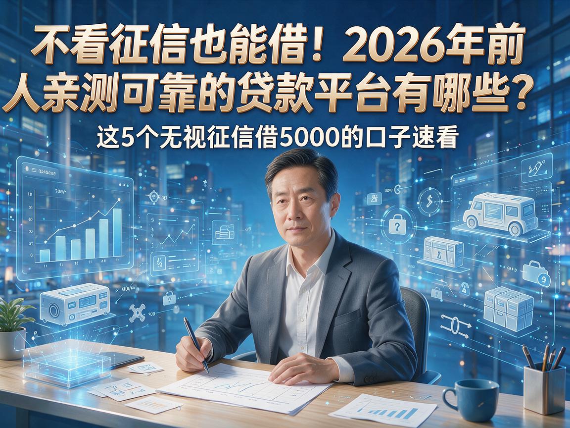 不看征信也能借!2026年前人亲测可靠的贷款平台有哪些?这5个无视征信借5000的口子速看