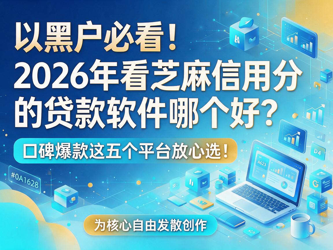 黑户必看!2026年看芝麻信用分的贷款软件哪个好?口碑爆款这五个平台放心选!