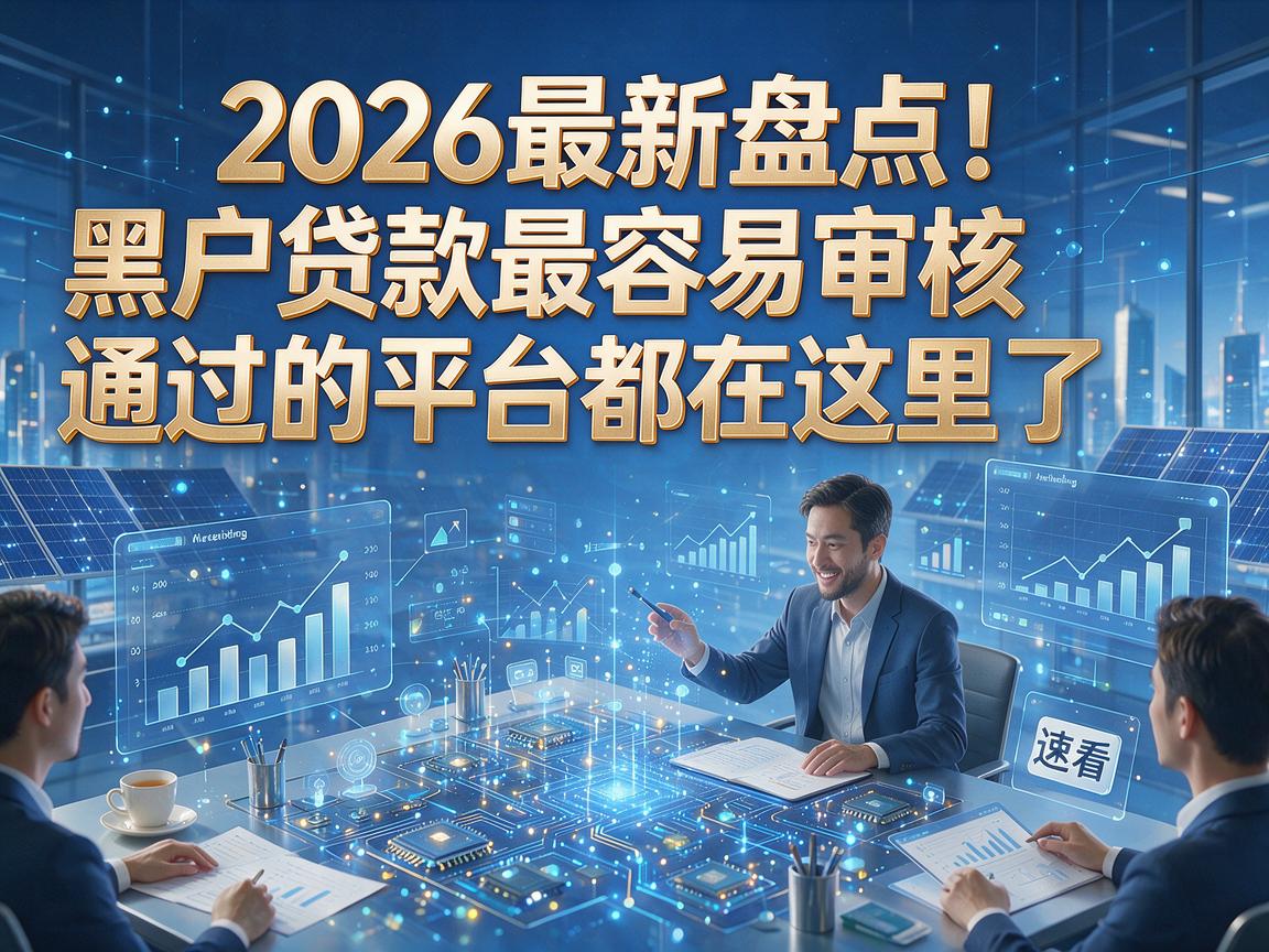 2026最新盘点！黑户贷款最容易审核通过的平台都在这里了，速看！