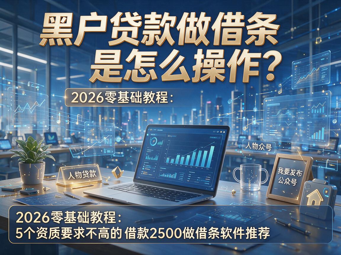 黑户贷款做借条是怎么操作？2026零基础教程：5个资质要求不高的黑户借款2500做借条软件推荐
