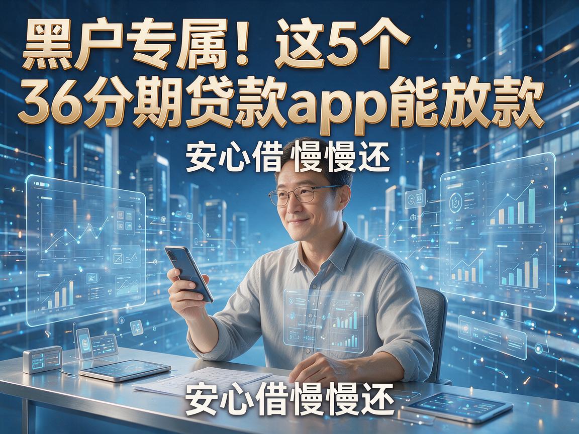 黑户专属!这5个36分期贷款app能放款,安心借慢慢还
