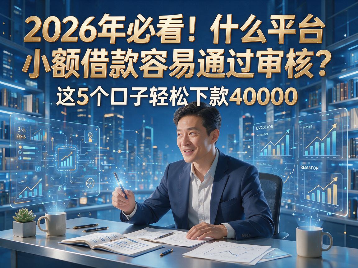 2026年必看!什么平台小额借款容易通过审核?这5个口子轻松下款40000