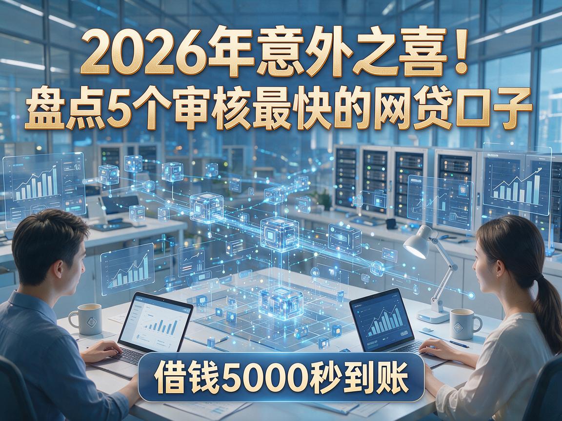 2026年意外之喜！盘点5个审核最快的网贷口子，借钱5000秒到账