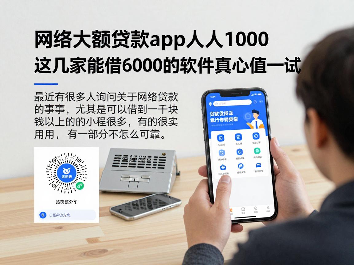 网络大额贷款app人人1000，这几家能借6000的软件真心值得一试