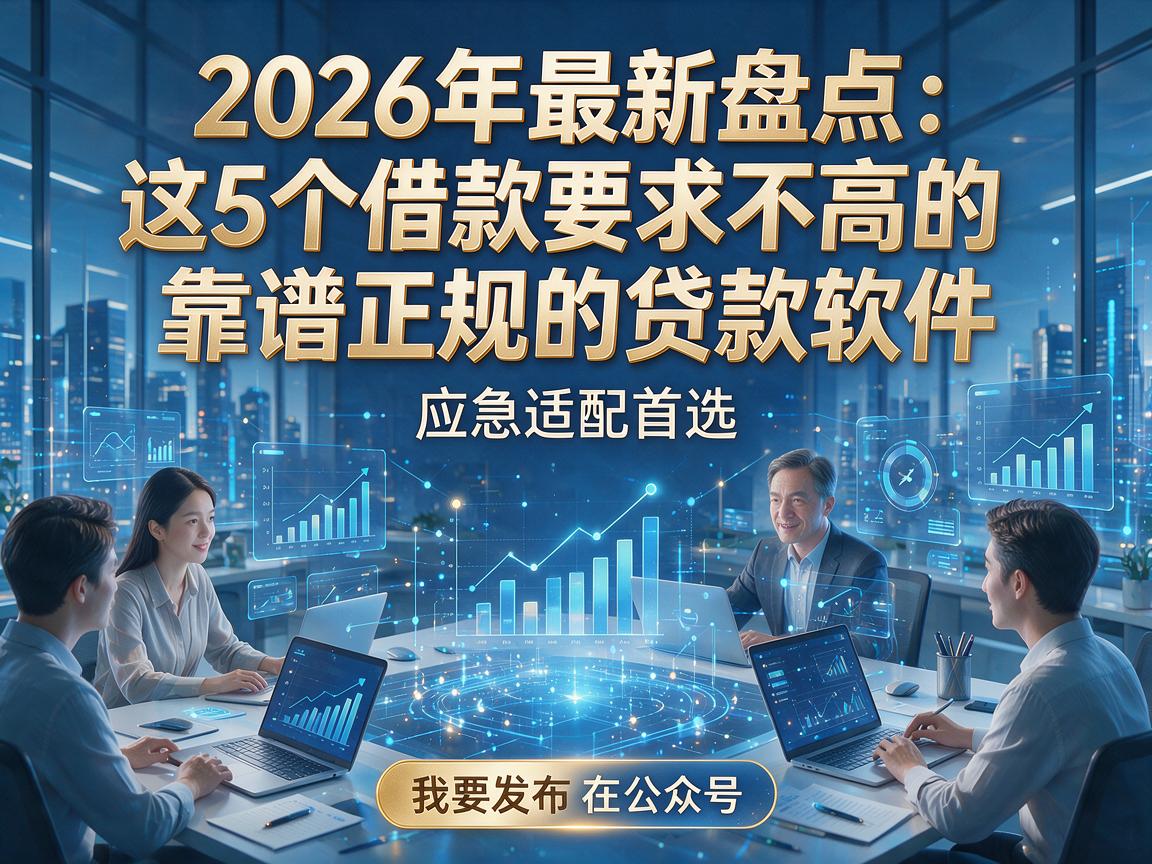 2026年最新盘点:这5个借款要求不高的靠谱正规的贷款软件,应急适配首选!