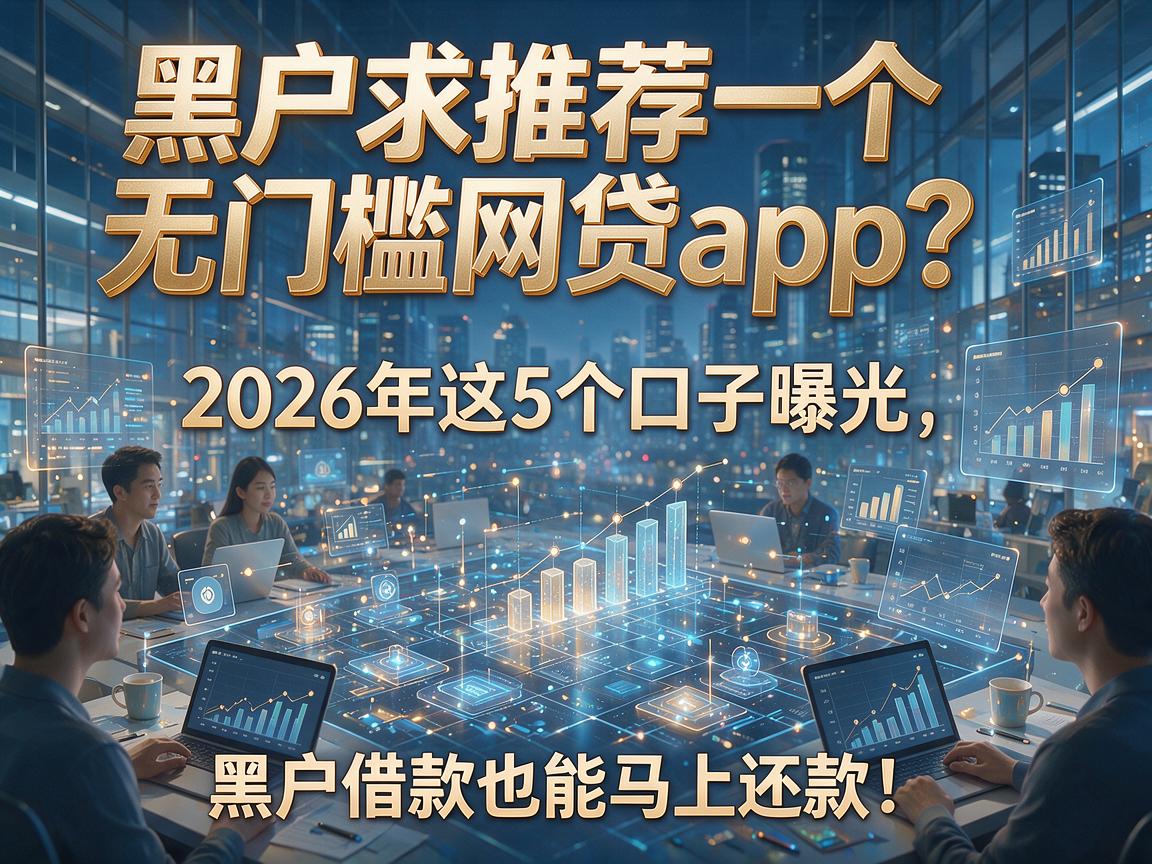 黑户求推荐一个无门槛网贷app?2026年这5个口子曝光,黑户借款也能马上还款!