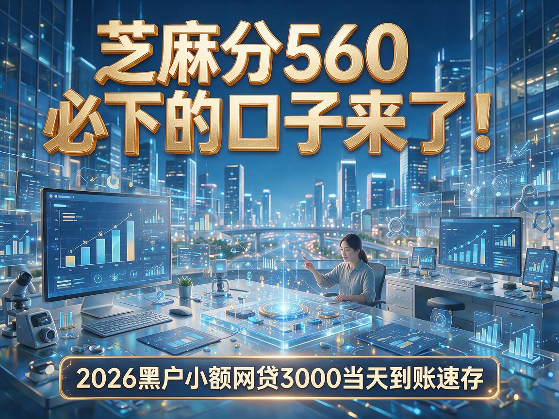 芝麻分560必下的口子来了!2026黑户小额网贷3000当天到账速存