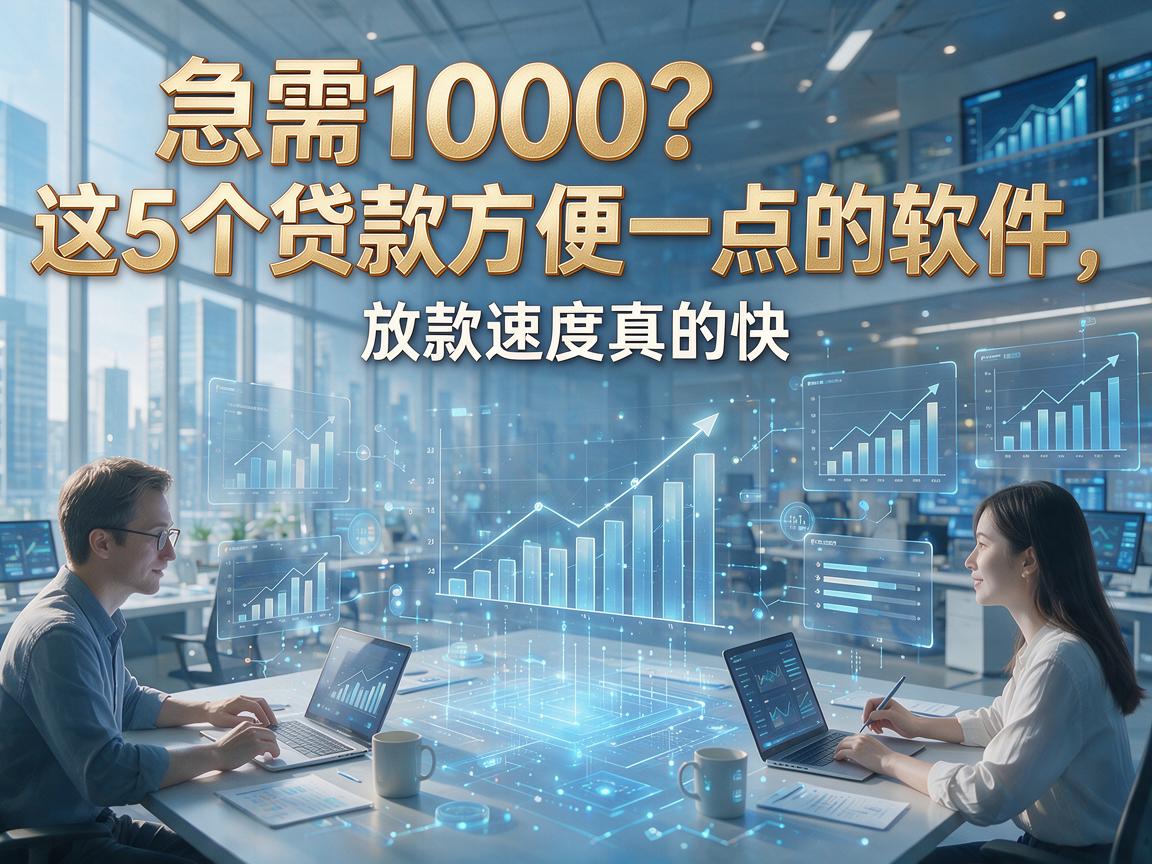 急需1000?这5个贷款方便一点的软件,放款速度真的快!