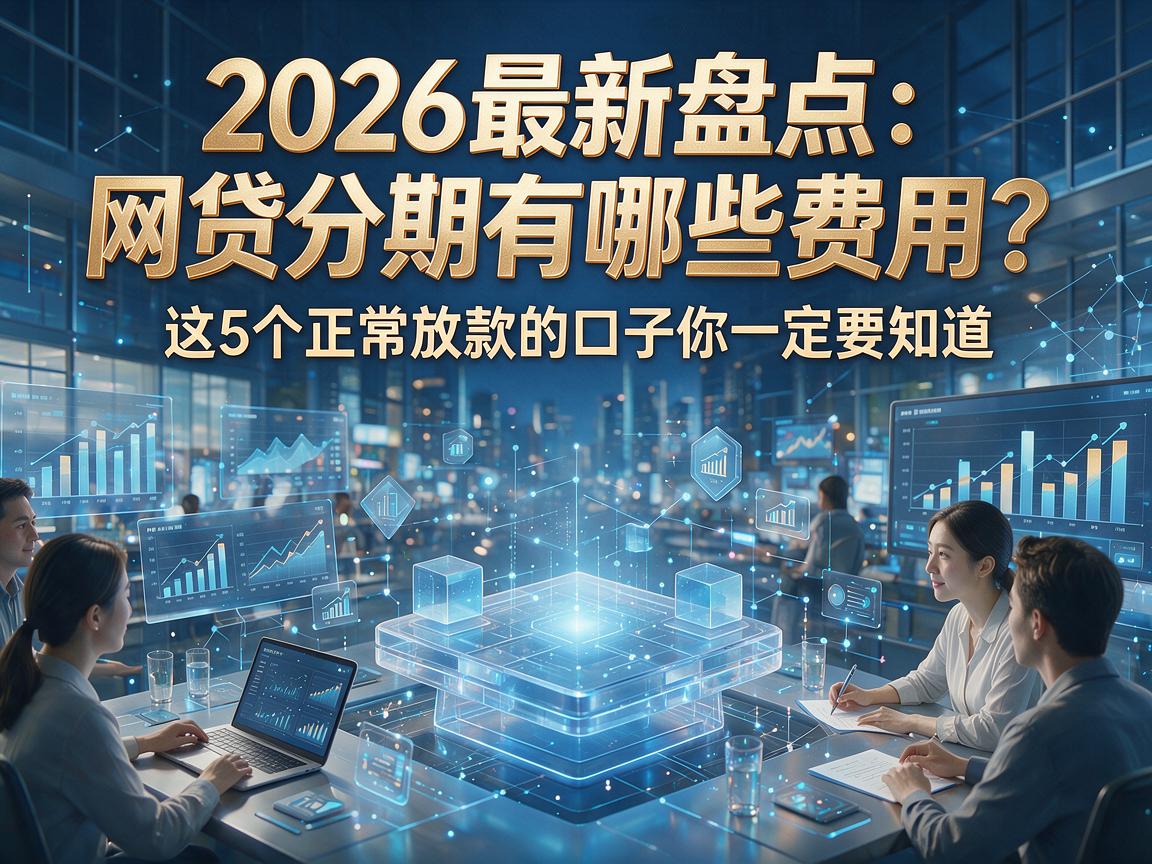 2026最新盘点：网贷分期有哪些费用？这5个正常放款的口子你一定要知道