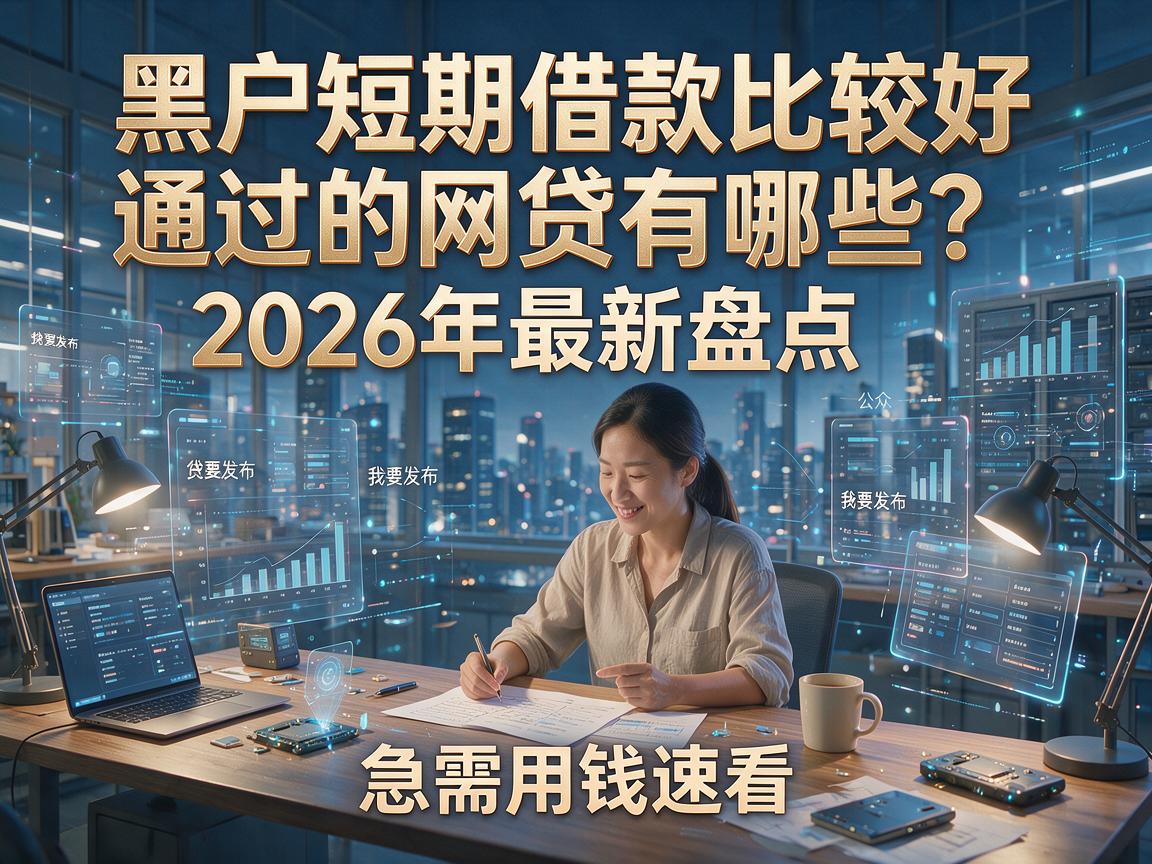 黑户短期借款比较好通过的网贷有哪些?2026年最新盘点,急需用钱速看!