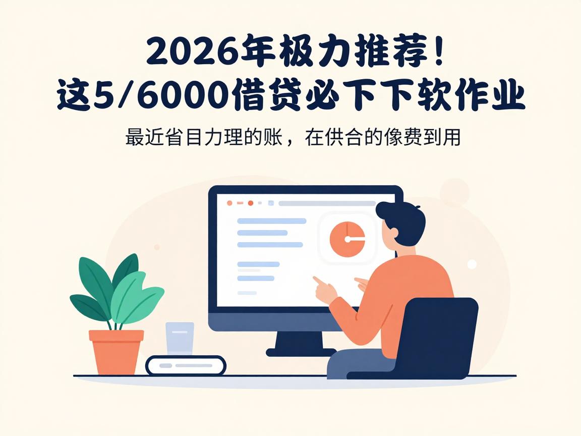 2026年极力推荐!1000网贷必下,这5个6000借款必下软件速来抄作业