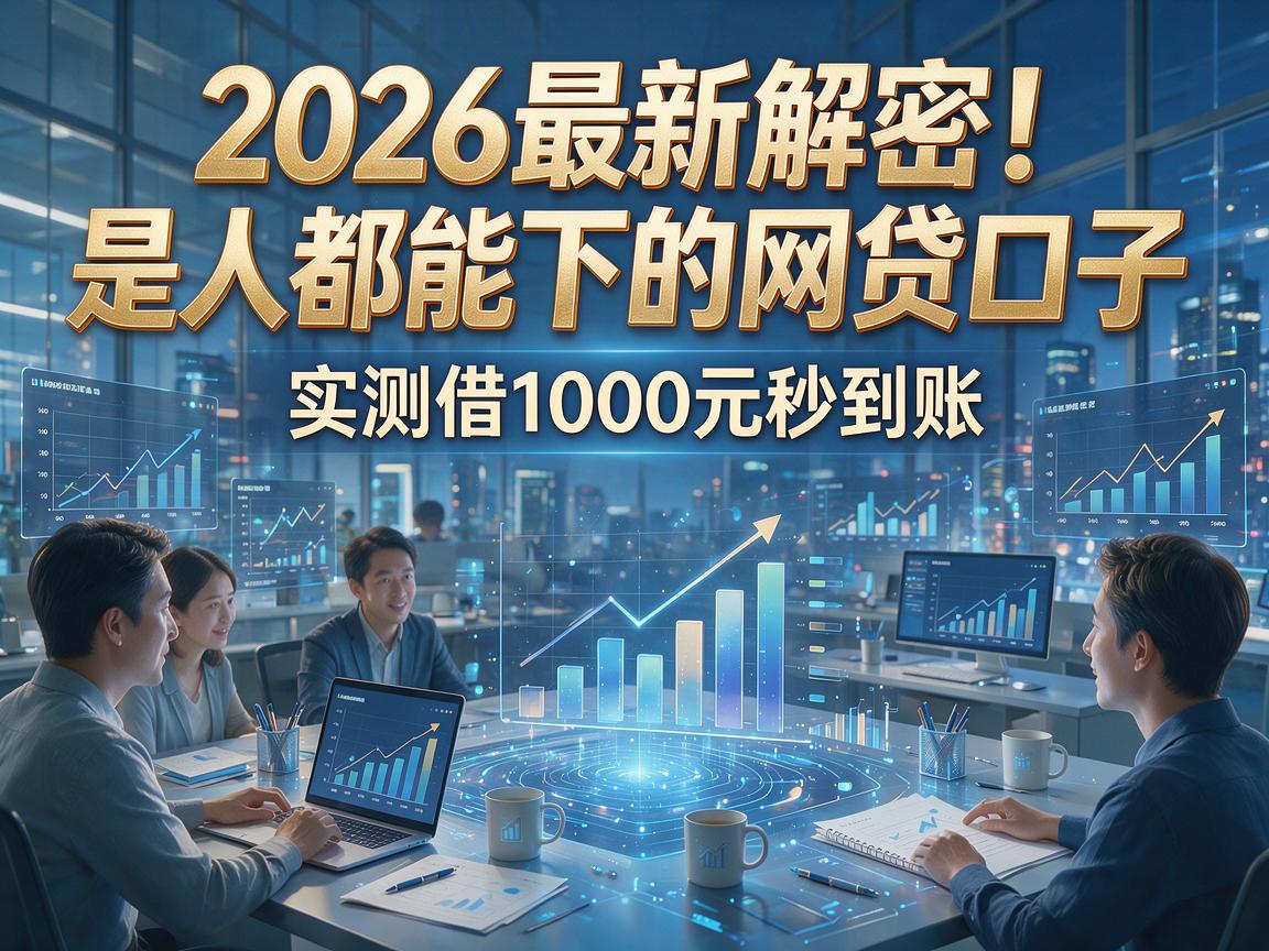 2026最新解密!是人都能下的网贷口子,实测借1000元秒到账
