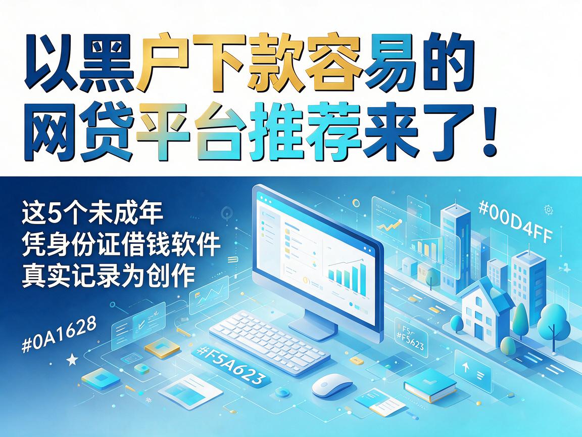 黑户下款容易的网贷平台推荐来了!这5个未成年凭身份证借钱软件真实记录